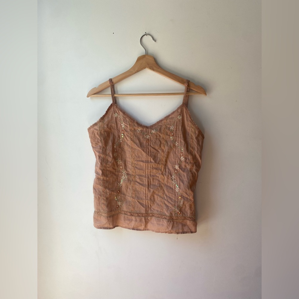 Vintage embroidered camisole